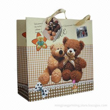 Paper Bag, Suitable for Promotional, ODM and OEM Orders Accepted